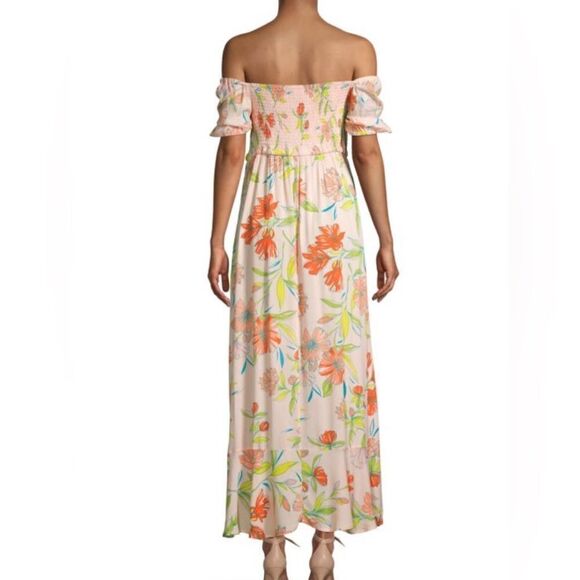 For The Republic Smocked Off-The-Shoulder Maxi Dress - Picture 2 of 4